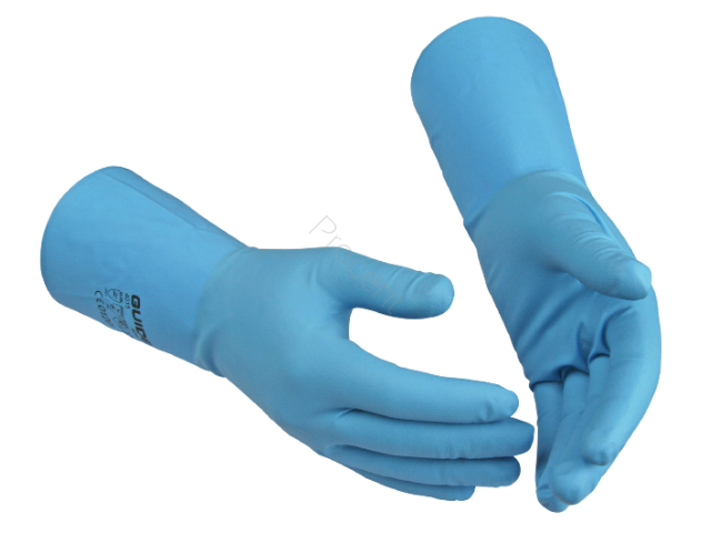 Rękawice  z nitrylu chroniące przed substancjami chemicznymi