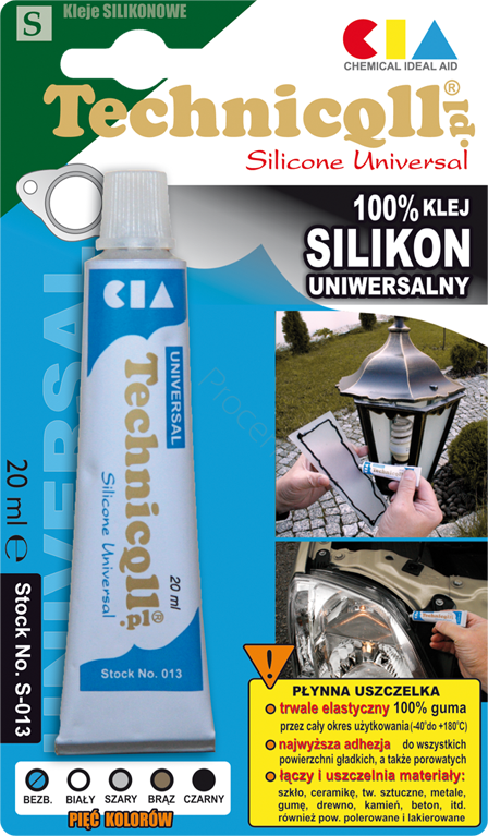 Silikon uniwersalny biały 20ml