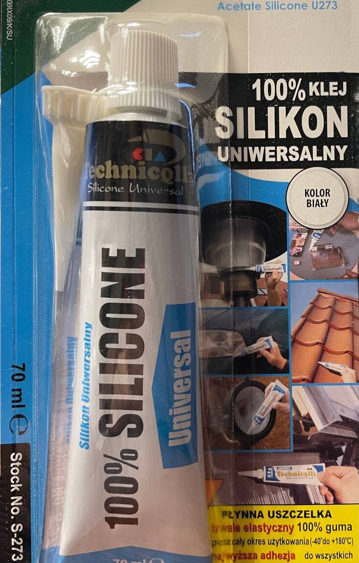 Silikon uniwersalny biały 70ml