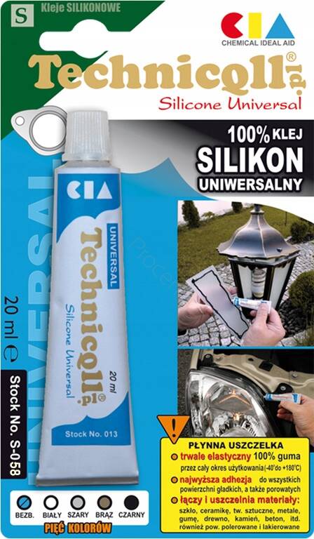 Silikon uniwersalny czarny 20ml