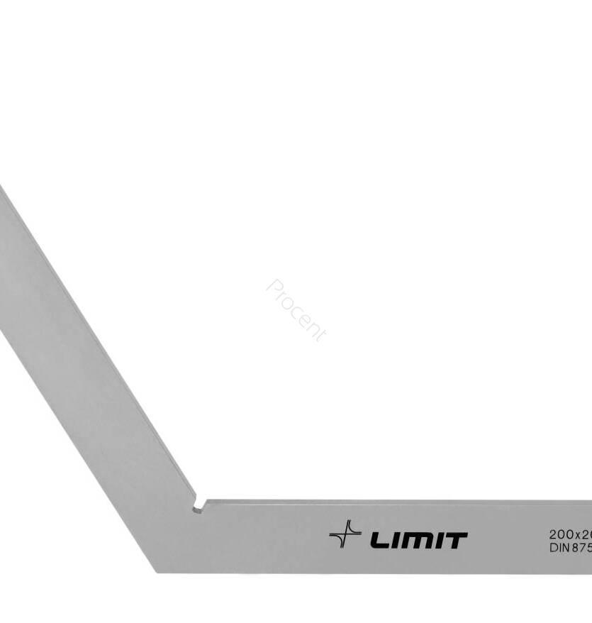 Kątownik płaski 120° 200 x 200 mm DIN 875/2 Limit 