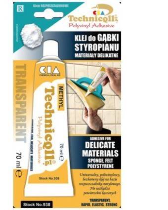 Klej do gąbki i styropianu 70ml