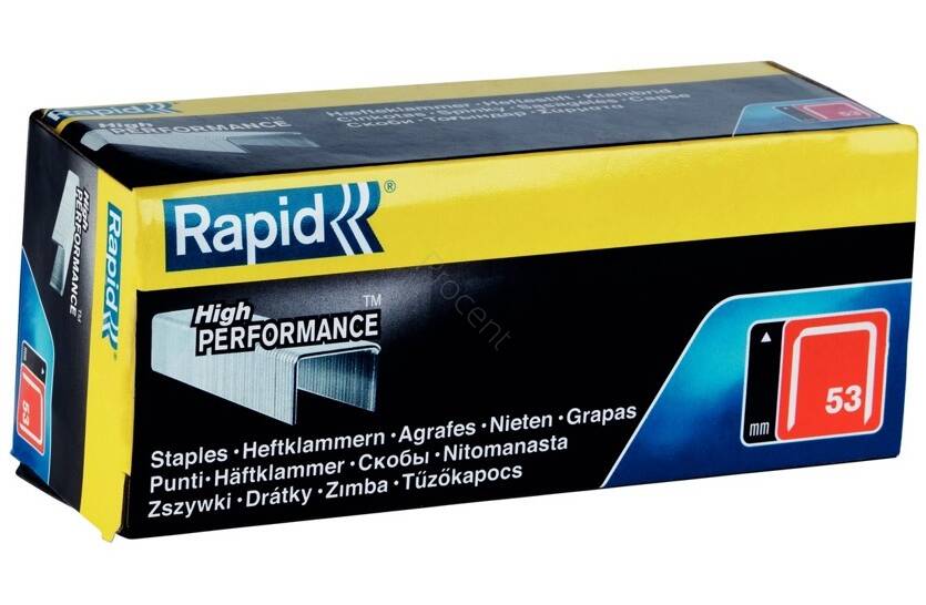 Zszywki RAPID typ 53 HIGH PERFORMANCE 10 mm ( 2130 szt. ) 