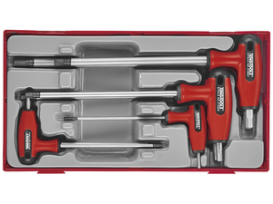 Zestaw 7 sztuk kluczy trzpieniowych sześciokątnych (imbusowych) Teng Tools TTHEX7S